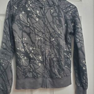 SWS - Abstract Paint Print Women's Sweater - SIZE M